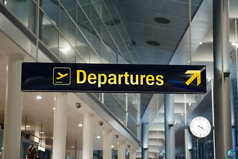 Bilde fra en flyplass i Spania