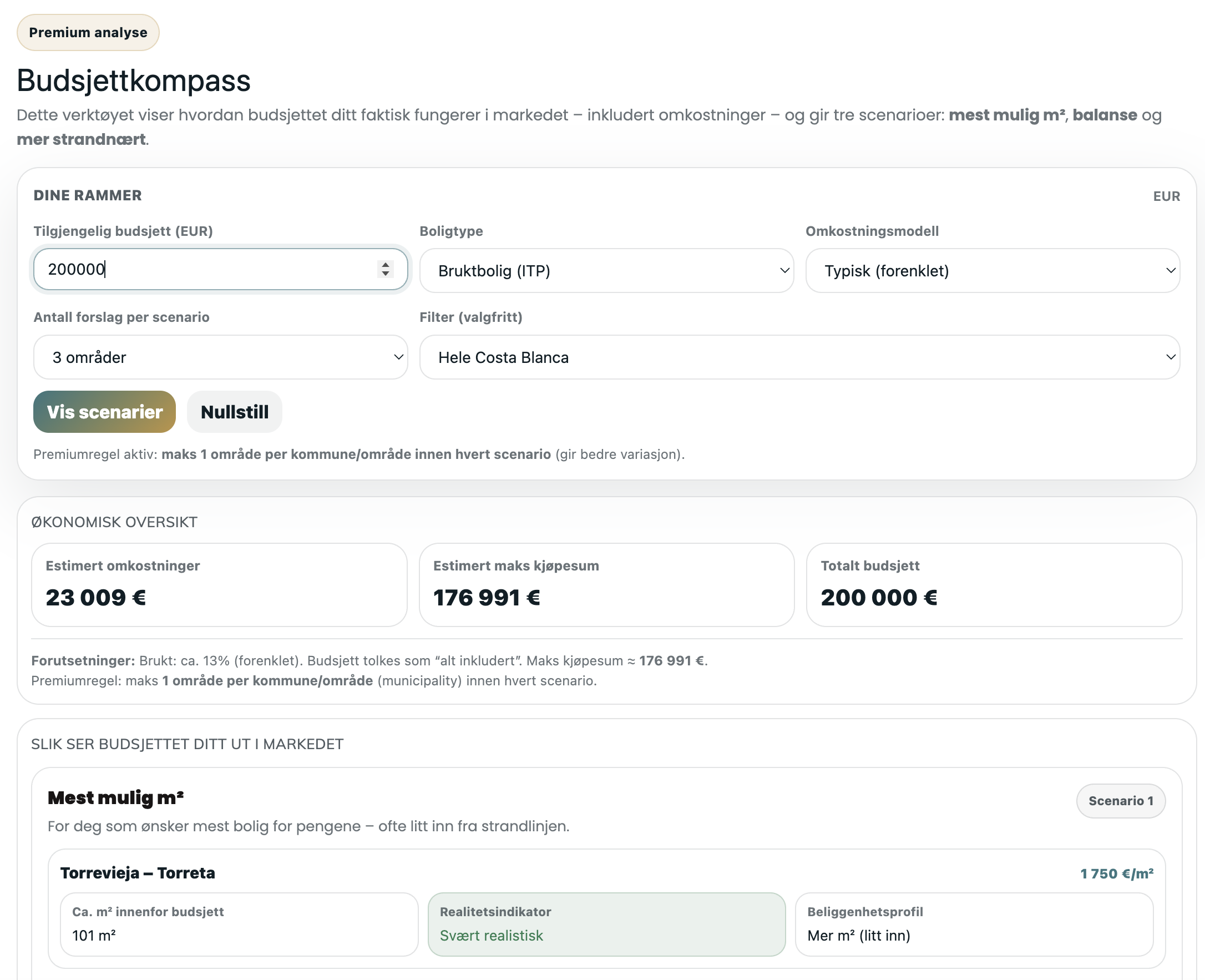 Budsjettkompass